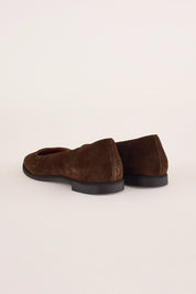 ballerine con fondo in gomma – cashott copenhagen camoscio faggio per look casual
