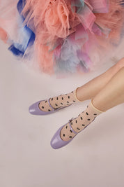 Round-toe slingbacks