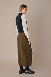 Wool and mohair vest