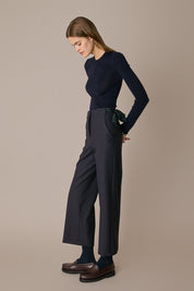 Extra-fine merino wool crewneck sweater