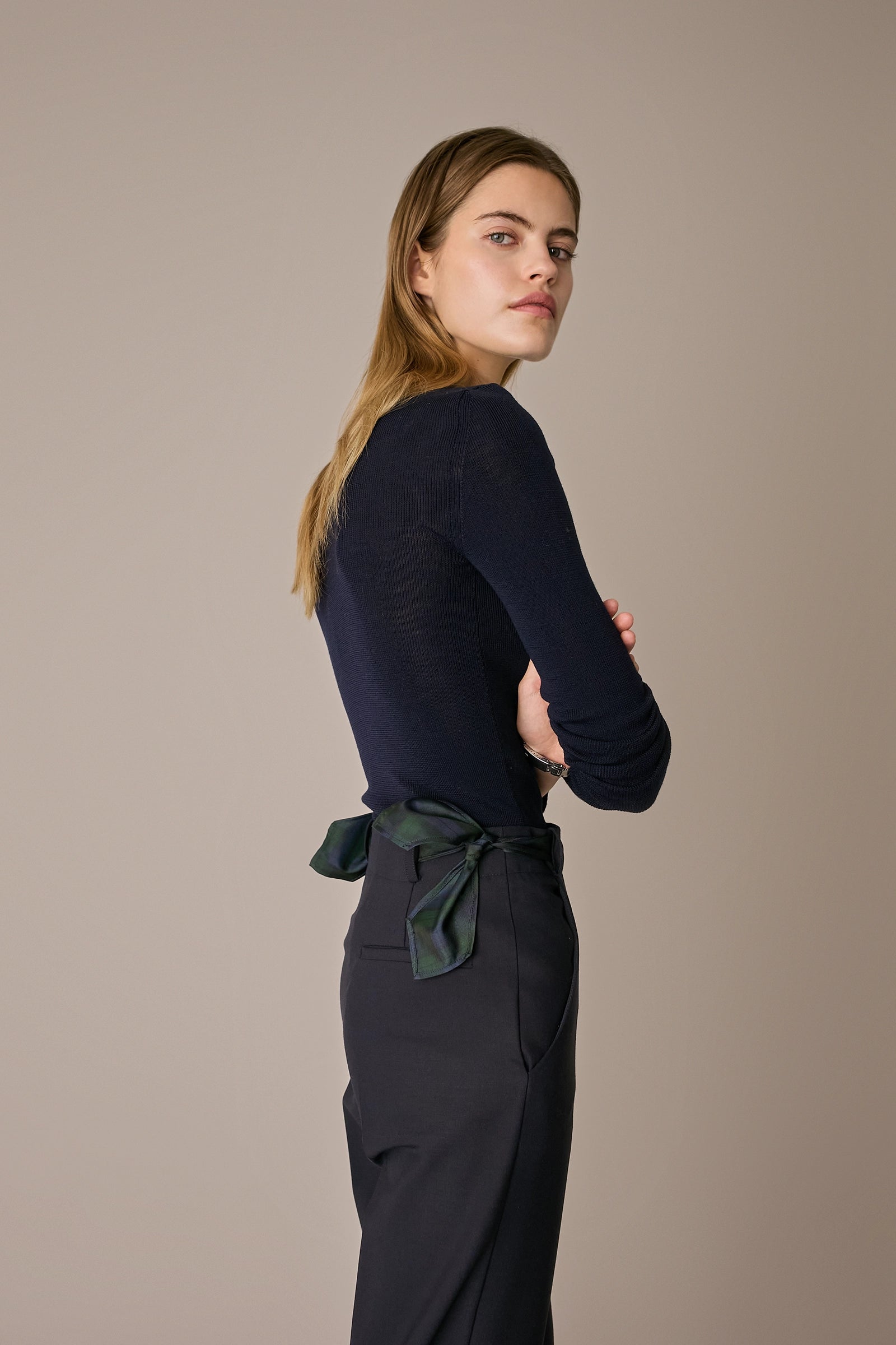 Extra-fine merino wool crewneck sweater