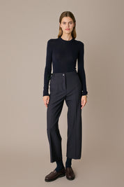 Extra-fine merino wool crewneck sweater