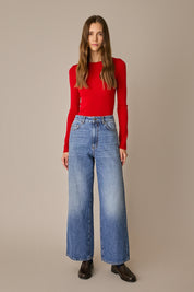 Extra-fine merino wool crewneck sweater