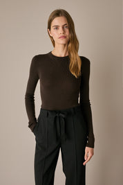 Extra-fine merino wool crewneck sweater