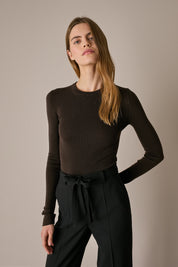 Extra-fine merino wool crewneck sweater