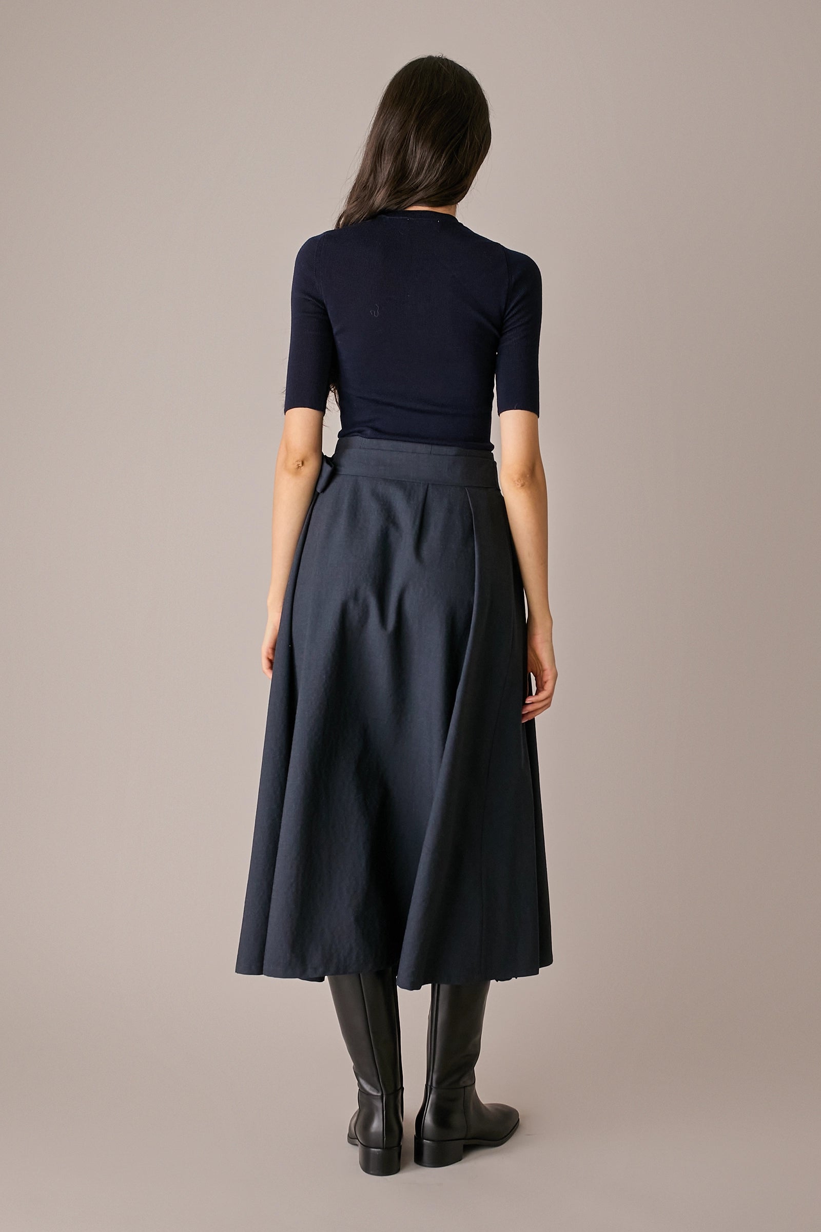 Maglia girocollo a mezze maniche