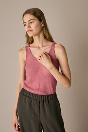 Canotta in blend di mohair