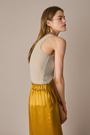 Canotta in blend di mohair
