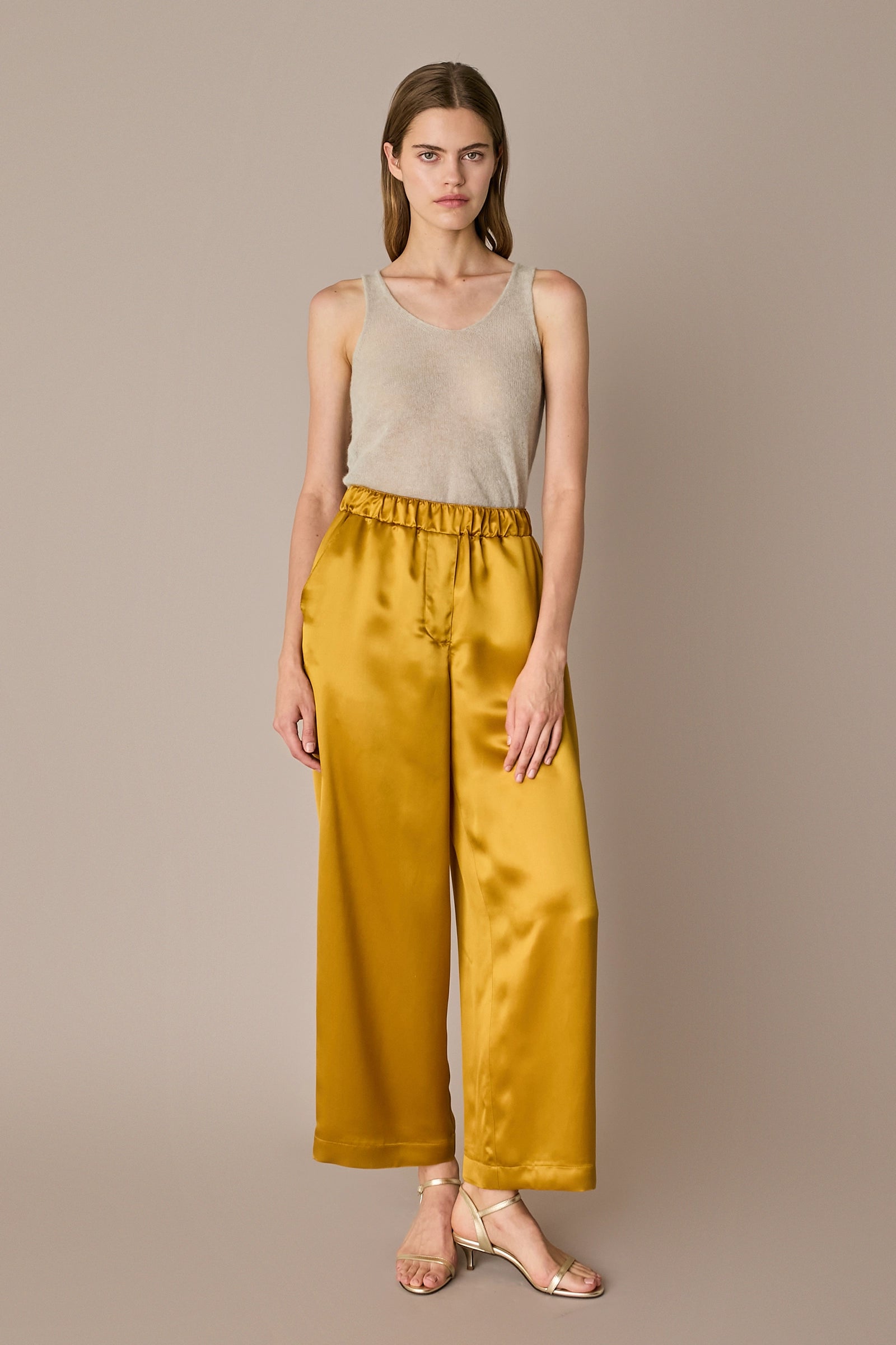 Canotta in blend di mohair