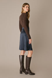 Alpaca and mohair slim-fit sweater
