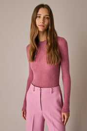 Alpaca and mohair slim-fit sweater