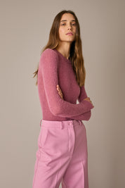 Alpaca and mohair slim-fit sweater