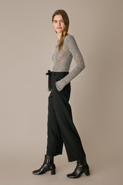 Alpaca and mohair slim-fit sweater
