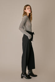 Alpaca and mohair slim-fit sweater