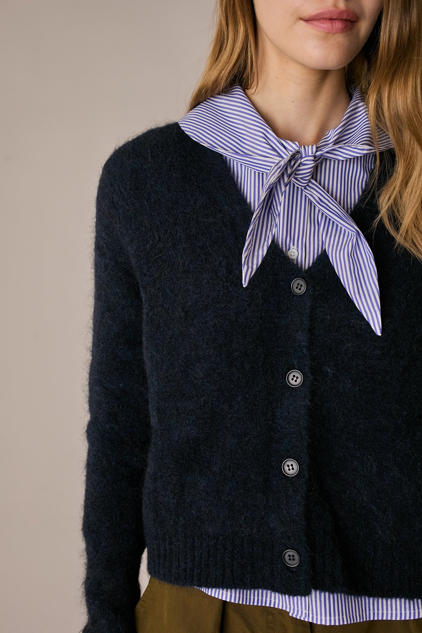Cardigan in mohair