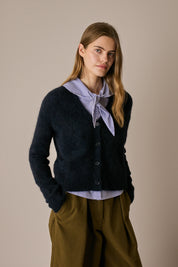 Cardigan in mohair