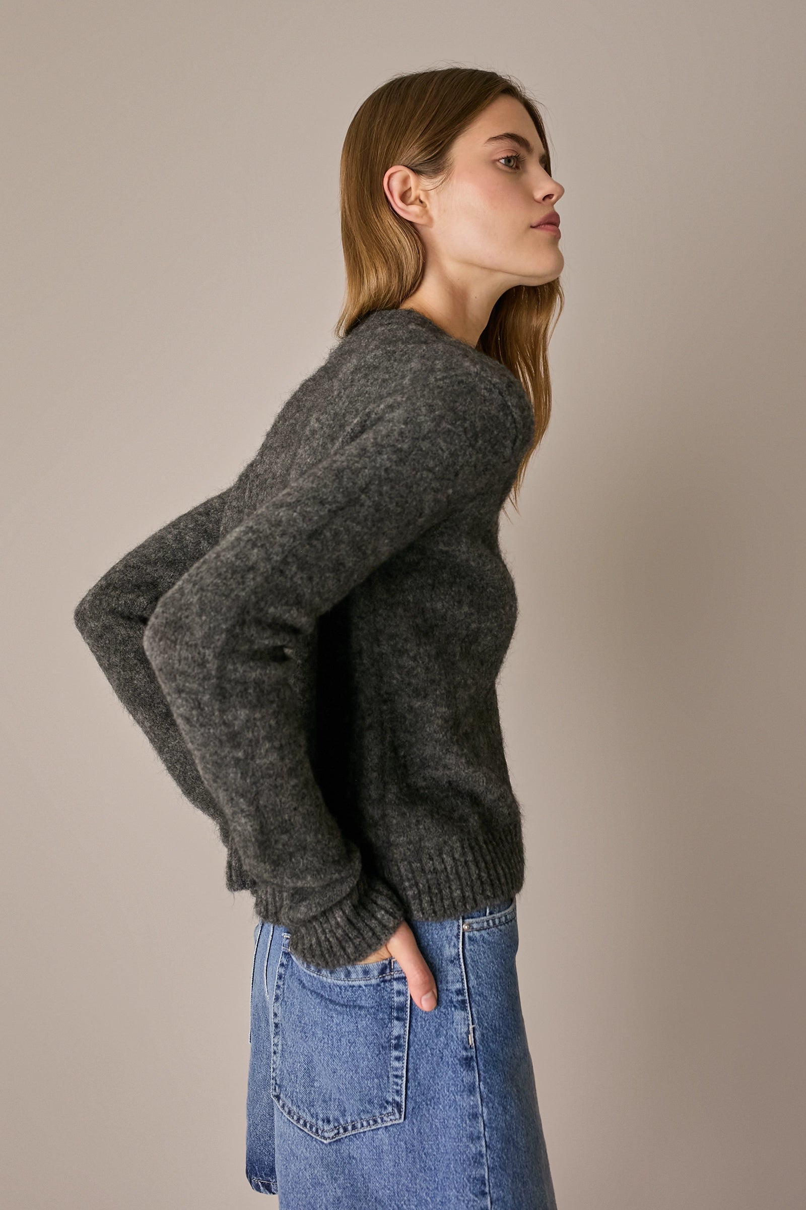 Cardigan in mohair