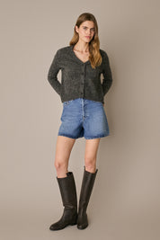 Cardigan in mohair