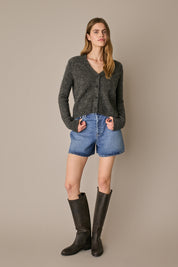 Cardigan in mohair
