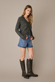 Cardigan in mohair