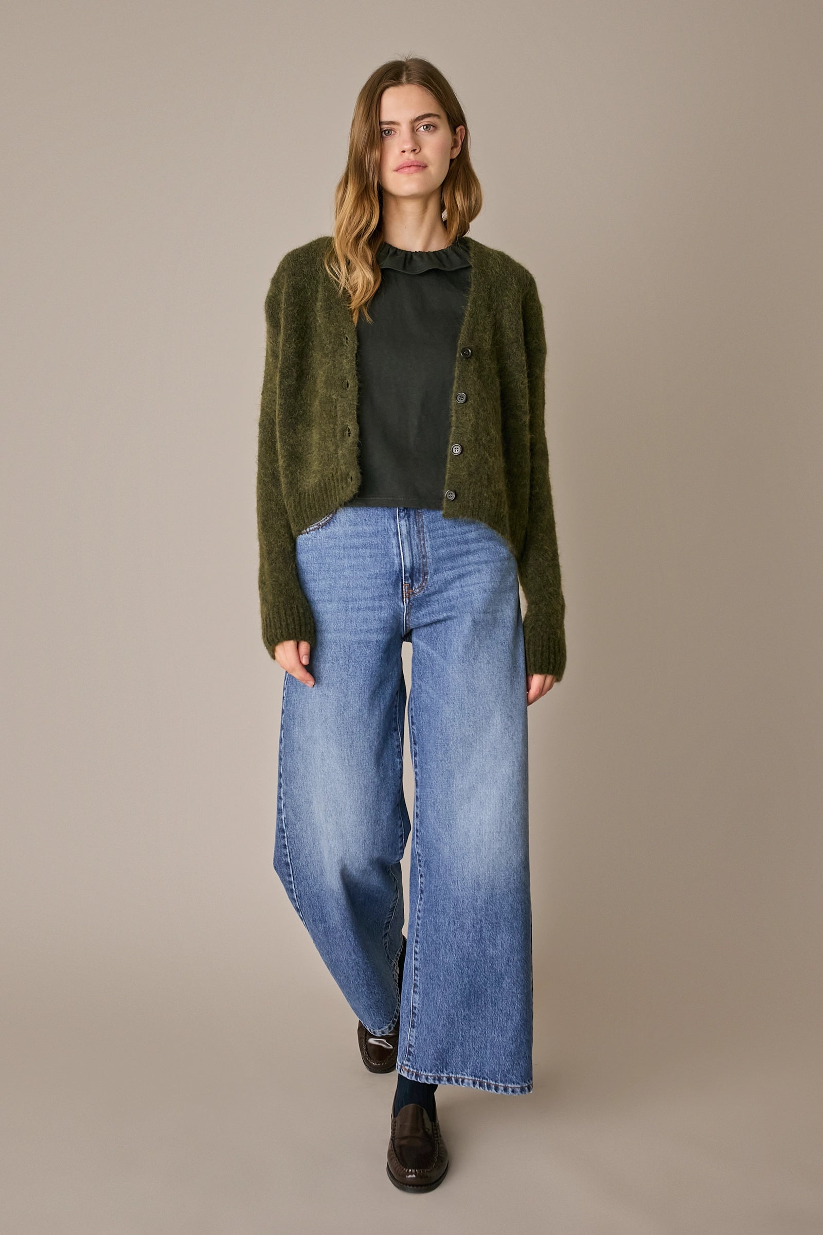 Cardigan in mohair