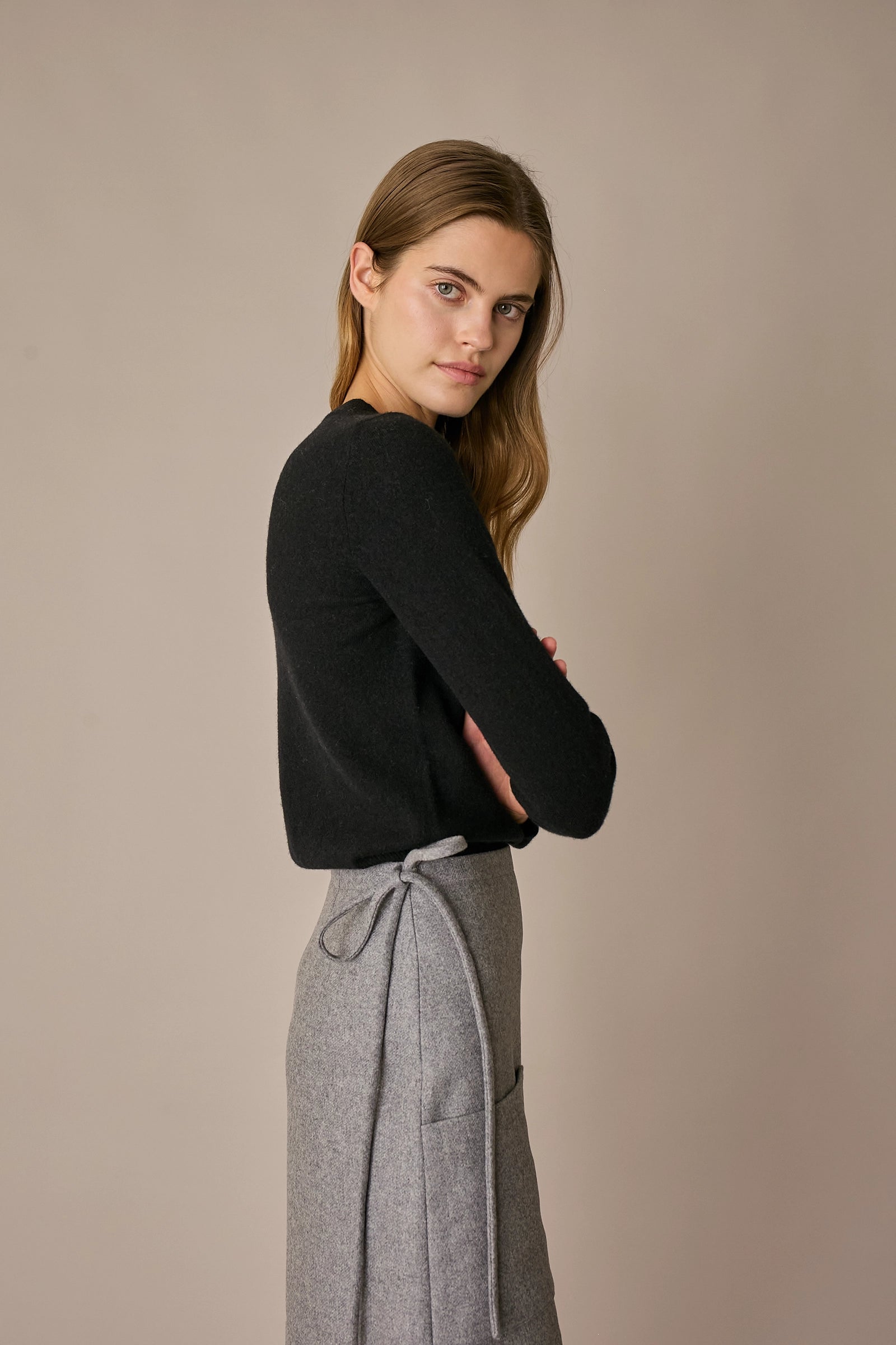 Wool and cashmere sweater