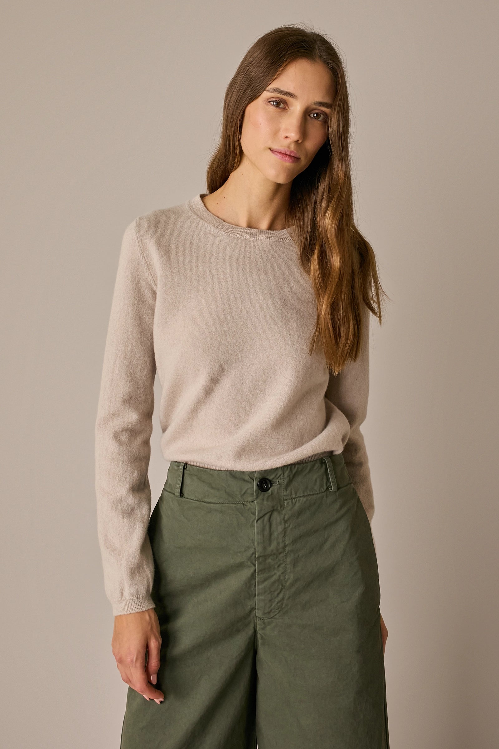 Wool and cashmere sweater