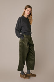 Oversized Merino wool crewneck sweater