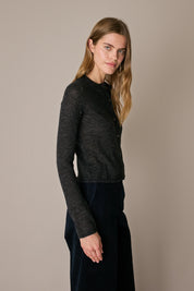 Fine alpaca blend cardigan