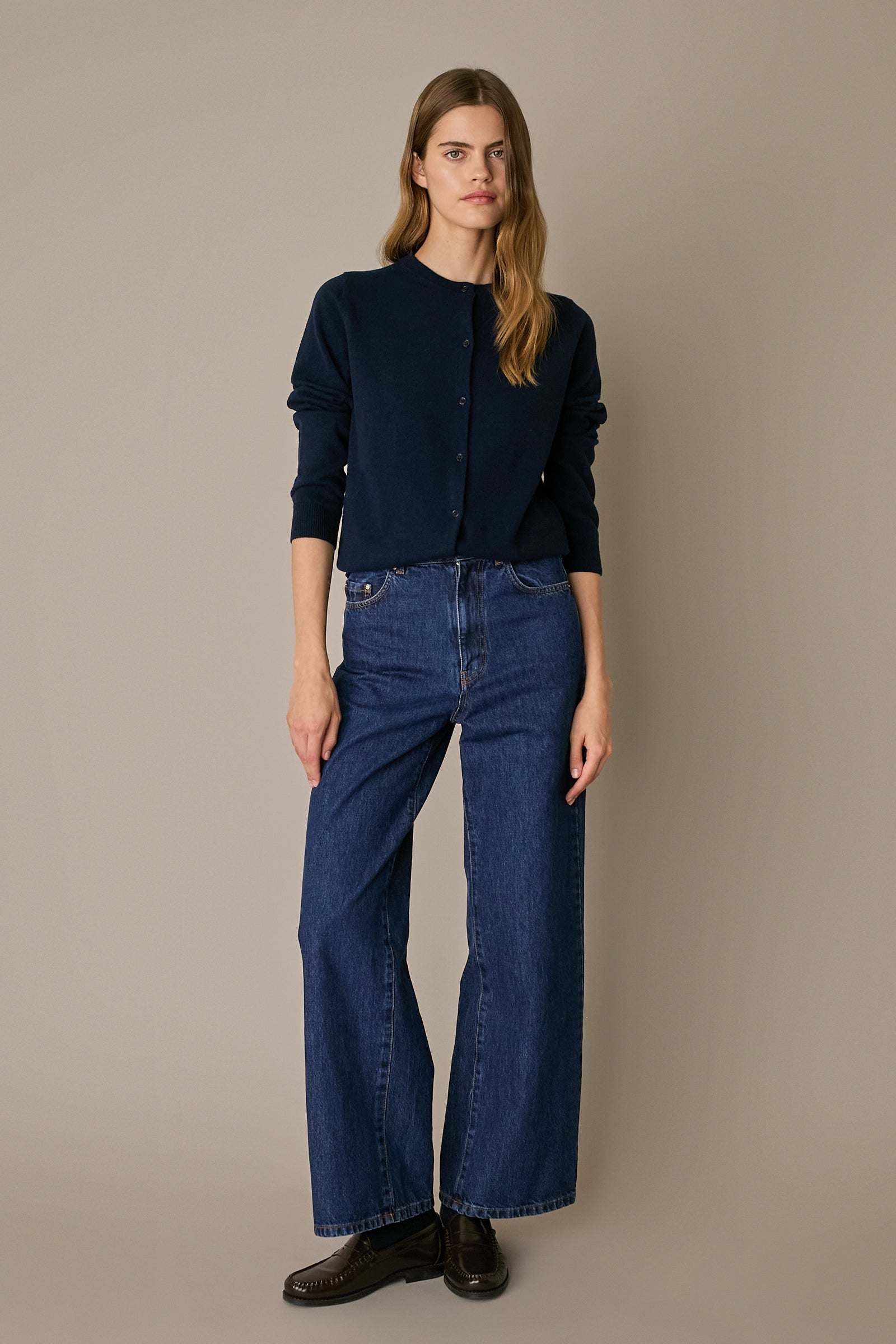 Cardigan in puro cashmere