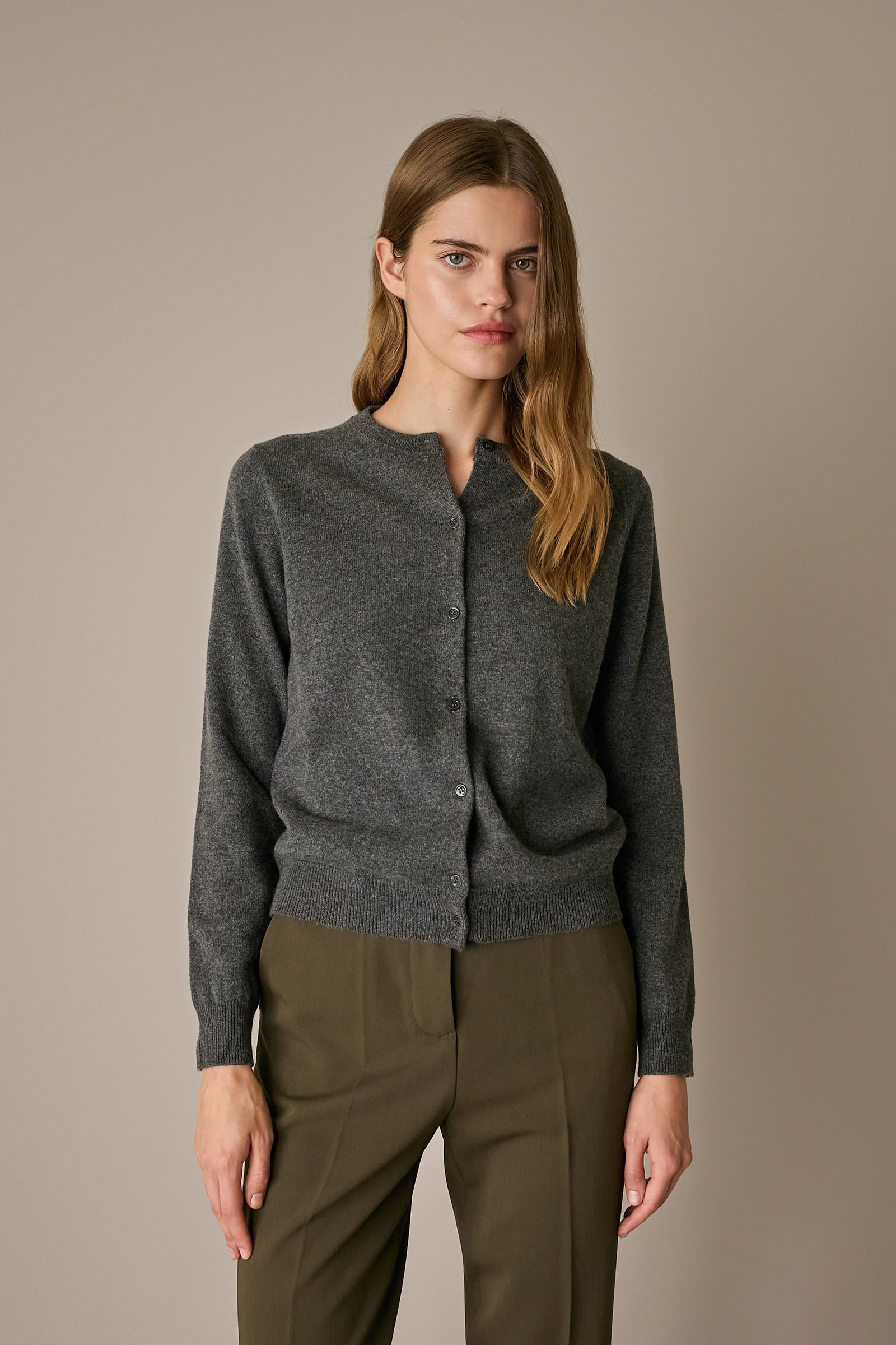Cardigan in puro cashmere