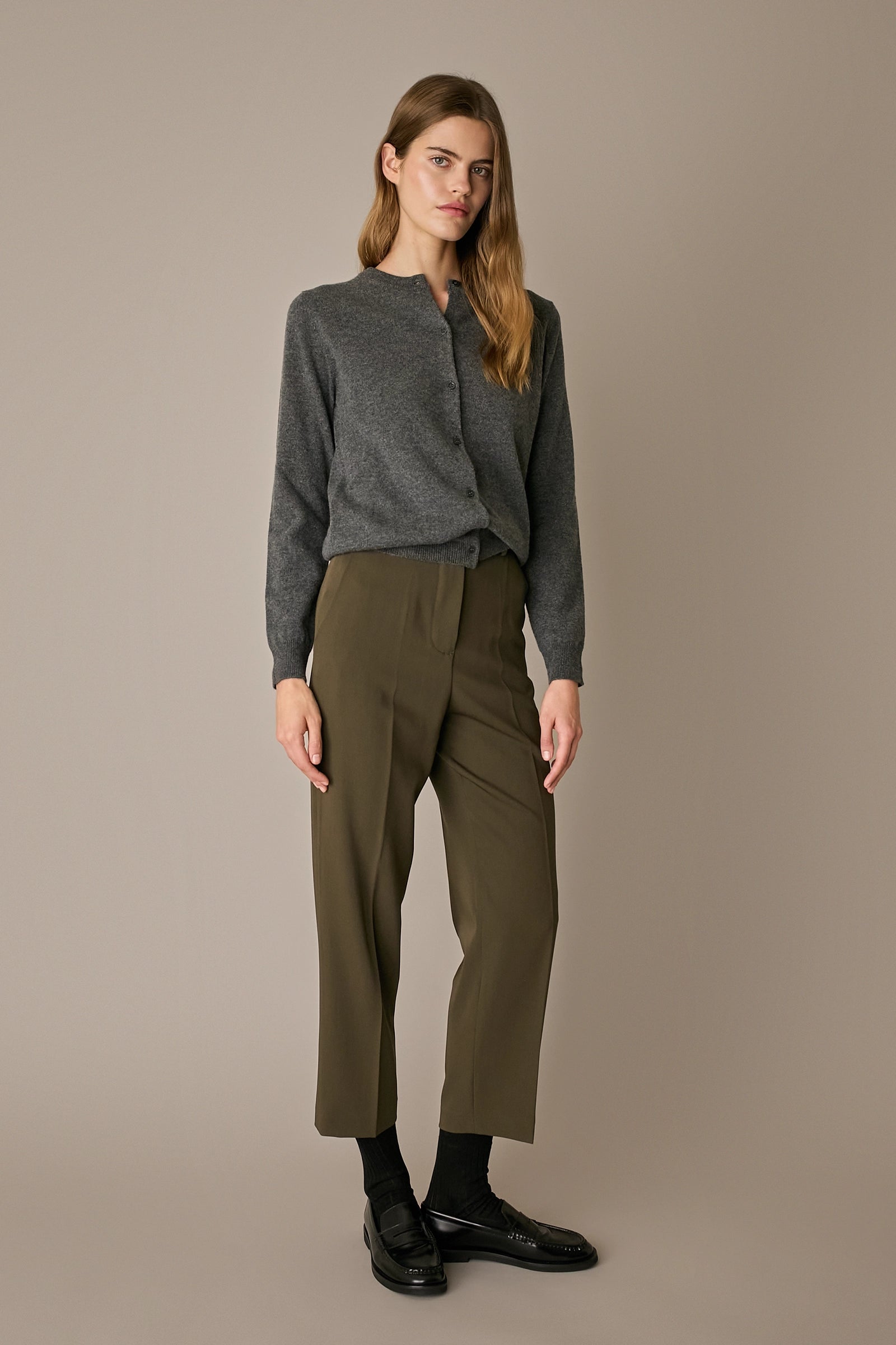 Cardigan in puro cashmere