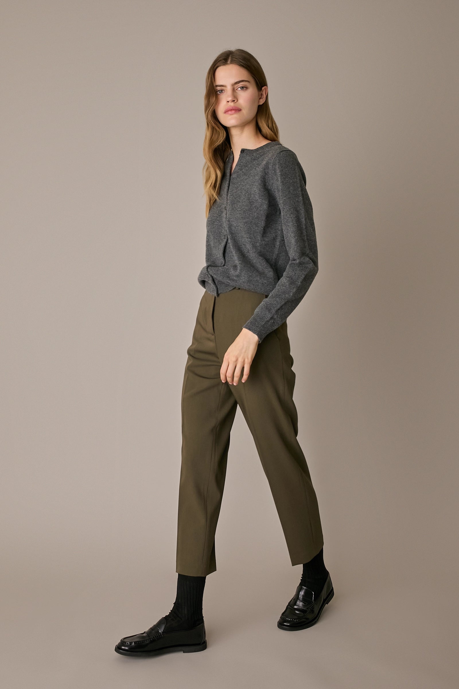 Cardigan in puro cashmere
