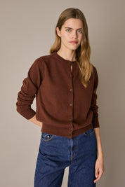 Cardigan in puro cashmere