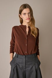 Cardigan in puro cashmere