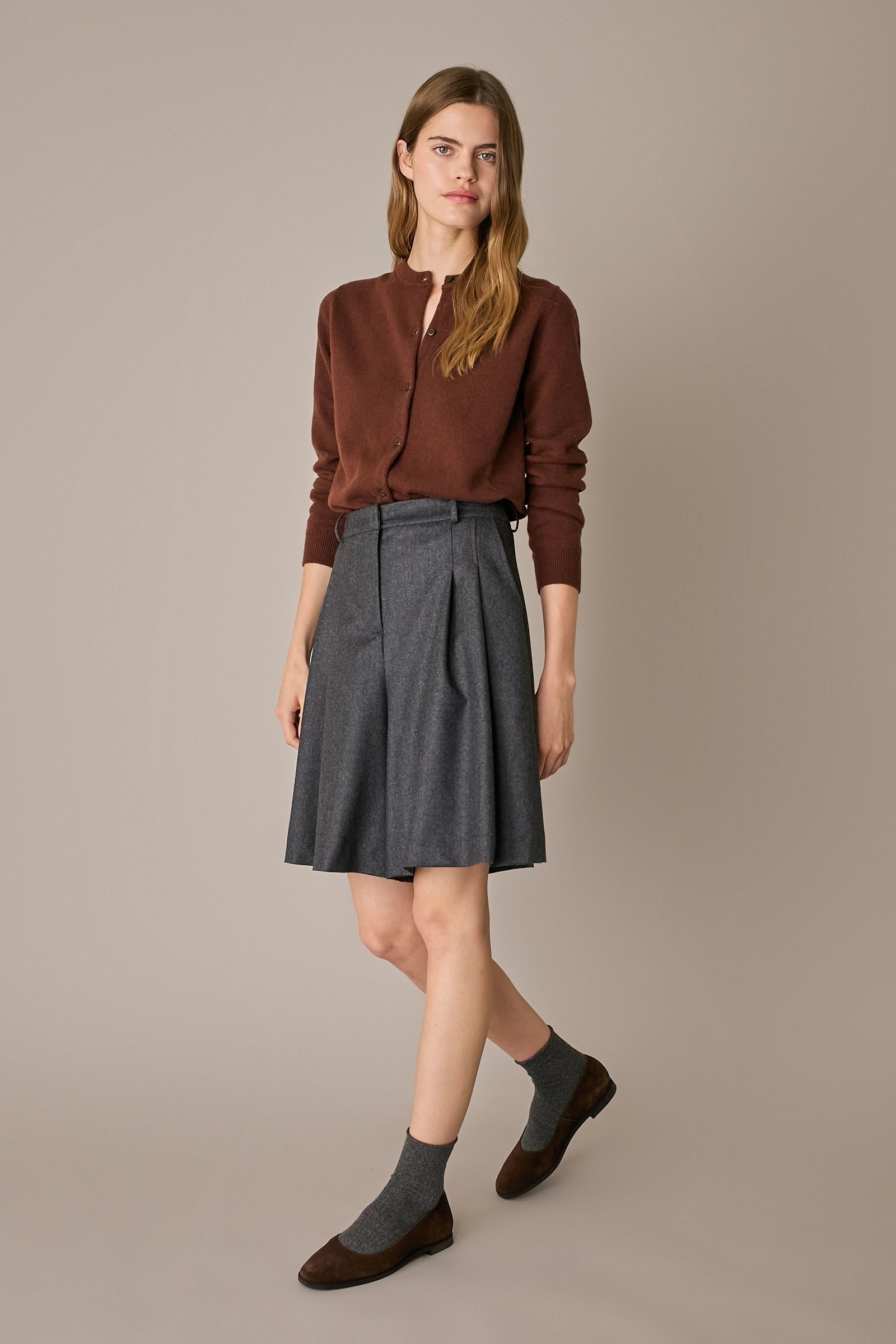 Cardigan in puro cashmere
