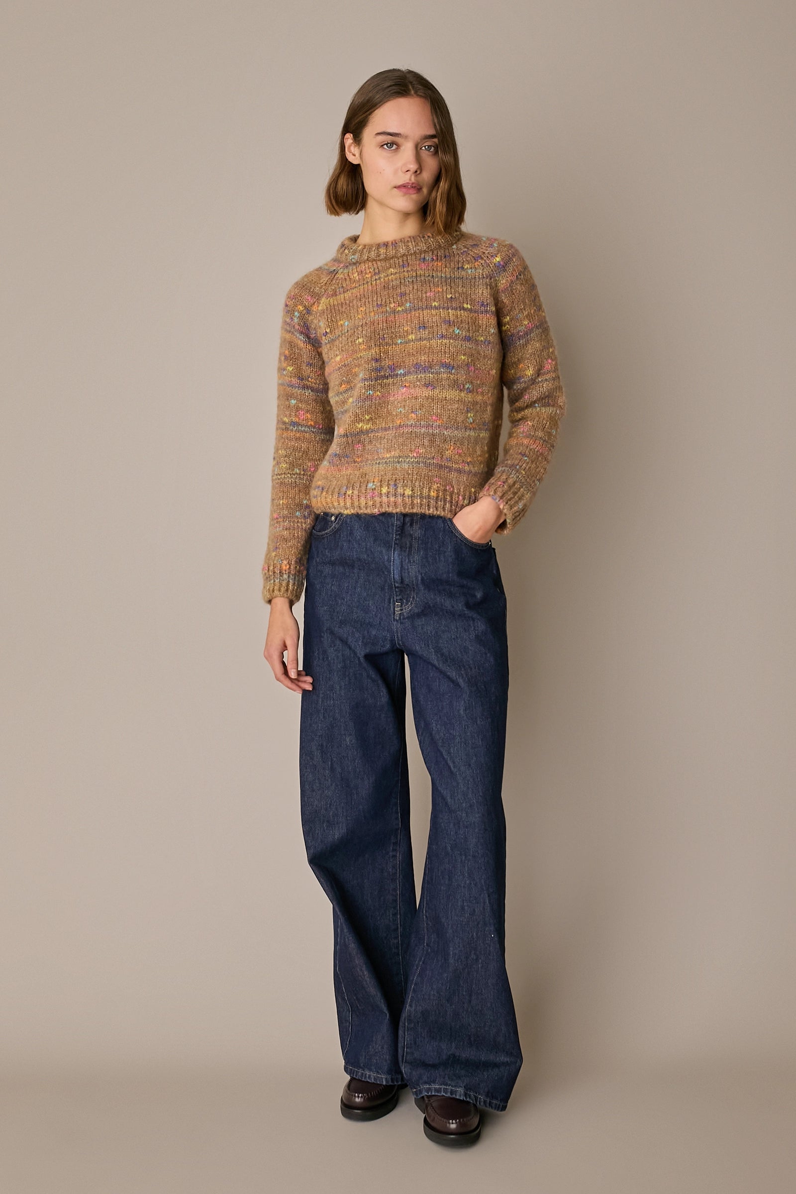 Multicolor crewneck sweater