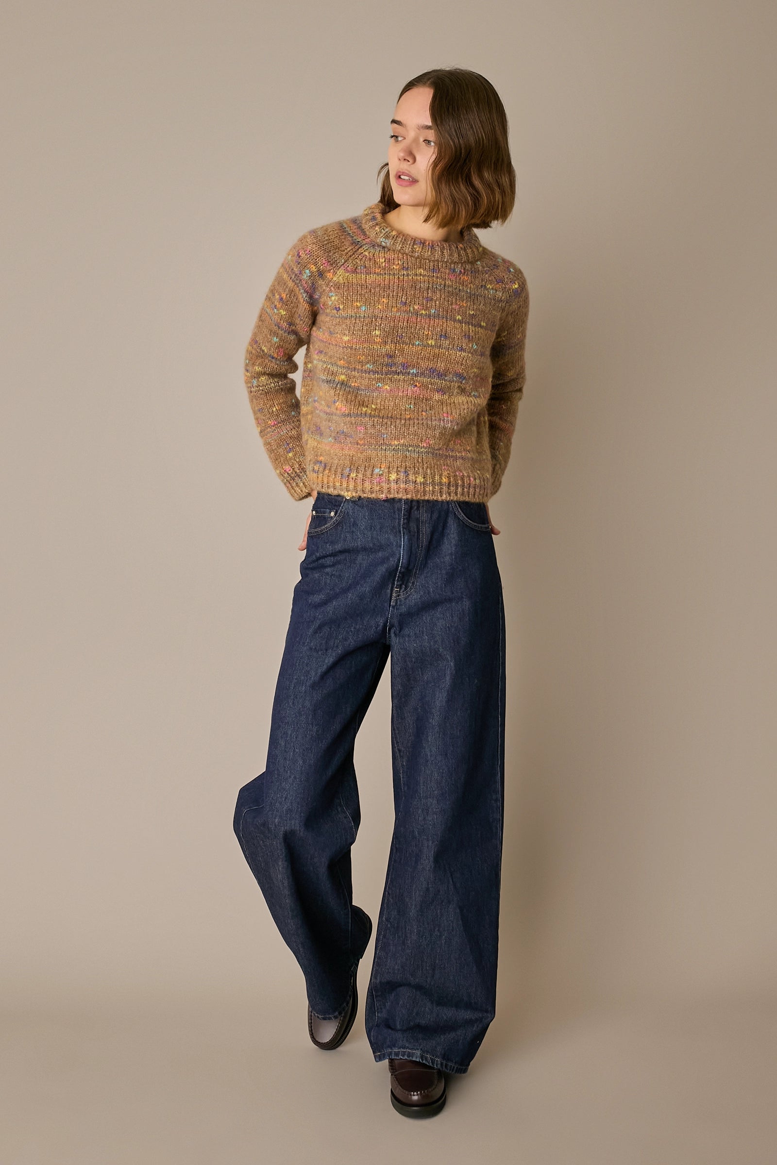 Multicolor crewneck sweater