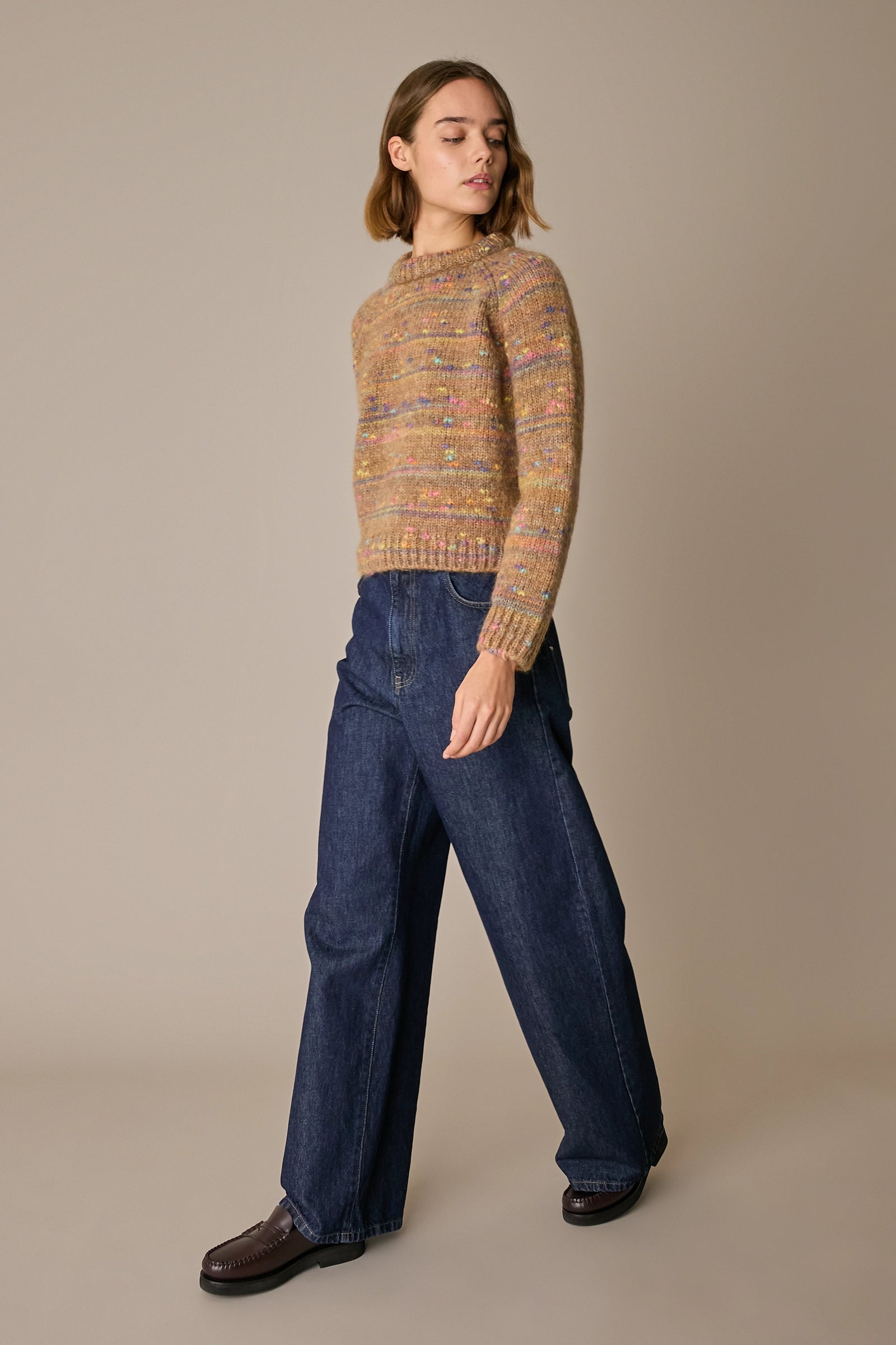 Multicolor crewneck sweater