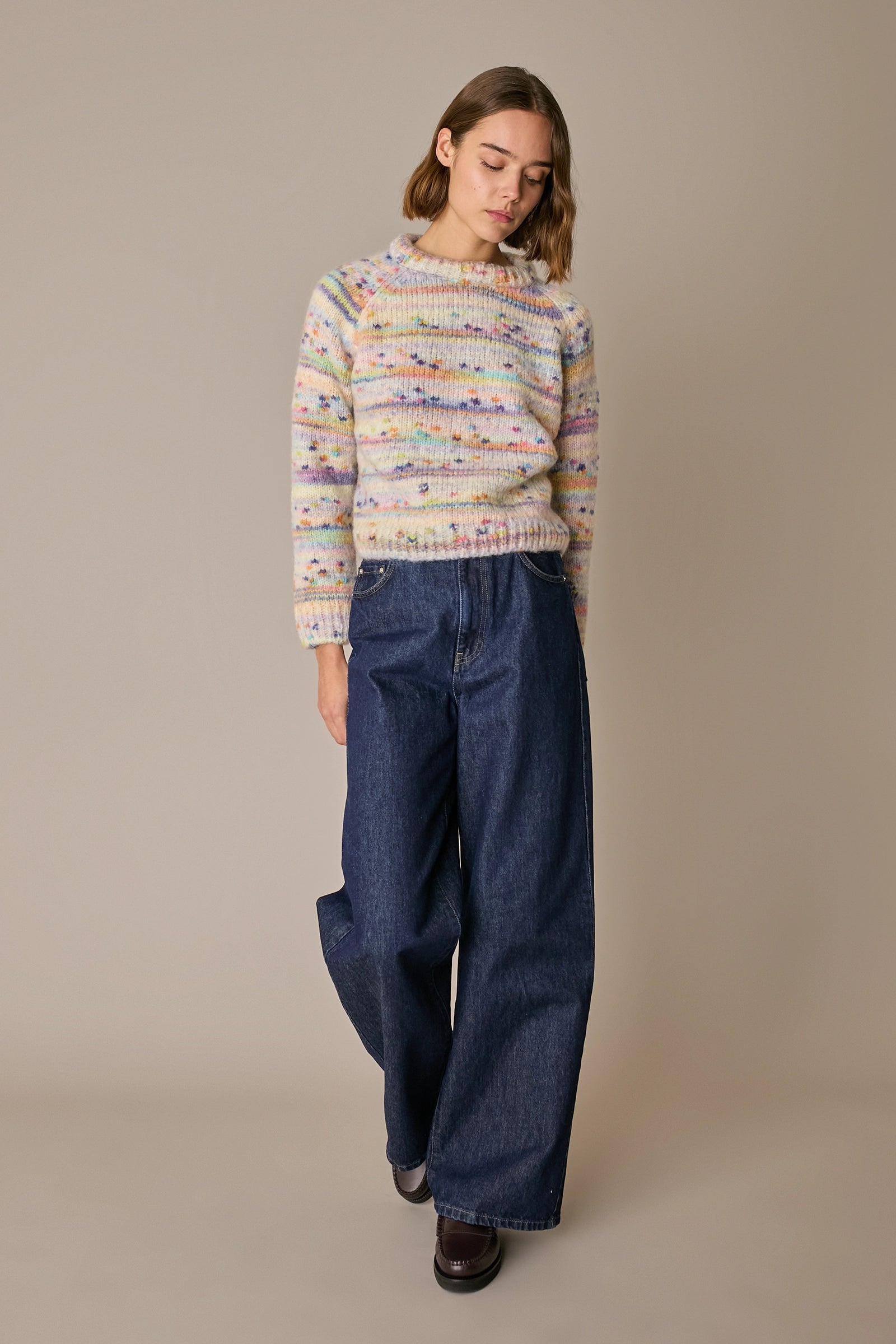 Multicolor crewneck sweater