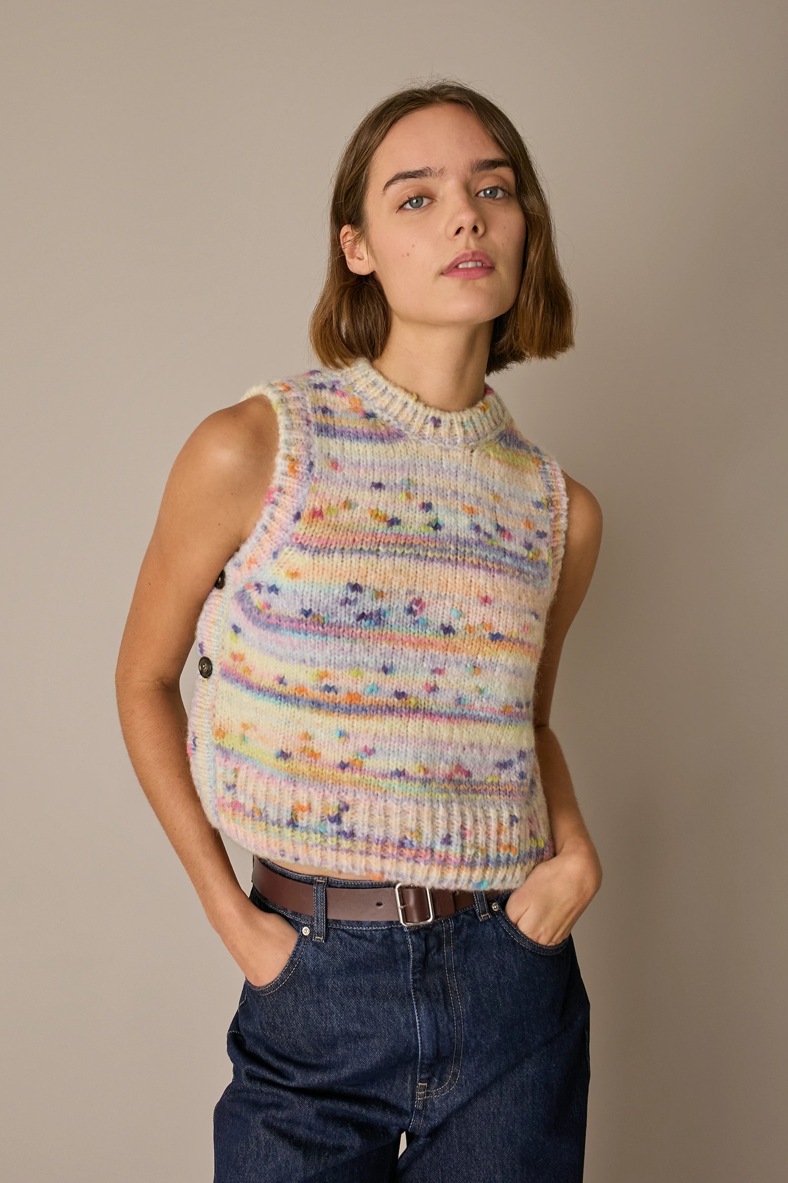 Mlticolor vest