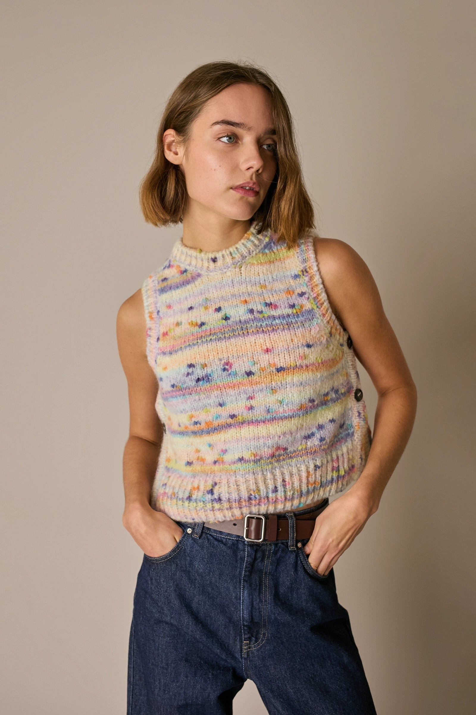 Mlticolor vest