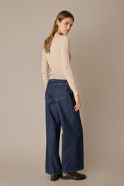 Extra-fine Merino wool openwork sweater