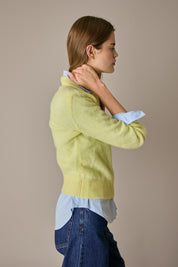 Polo in blend di alpaca
