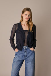 Alpaca and Mohair Cardigan and Tank Top Set
