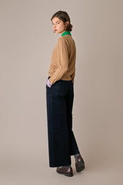 polo colour block da ufficio, biscotto