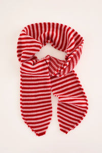 Striped cashmere scarf - Pink Red Stripes / UNICA