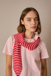 Sciarpa in cashmere a righe