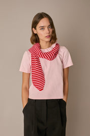Sciarpa in cashmere a righe