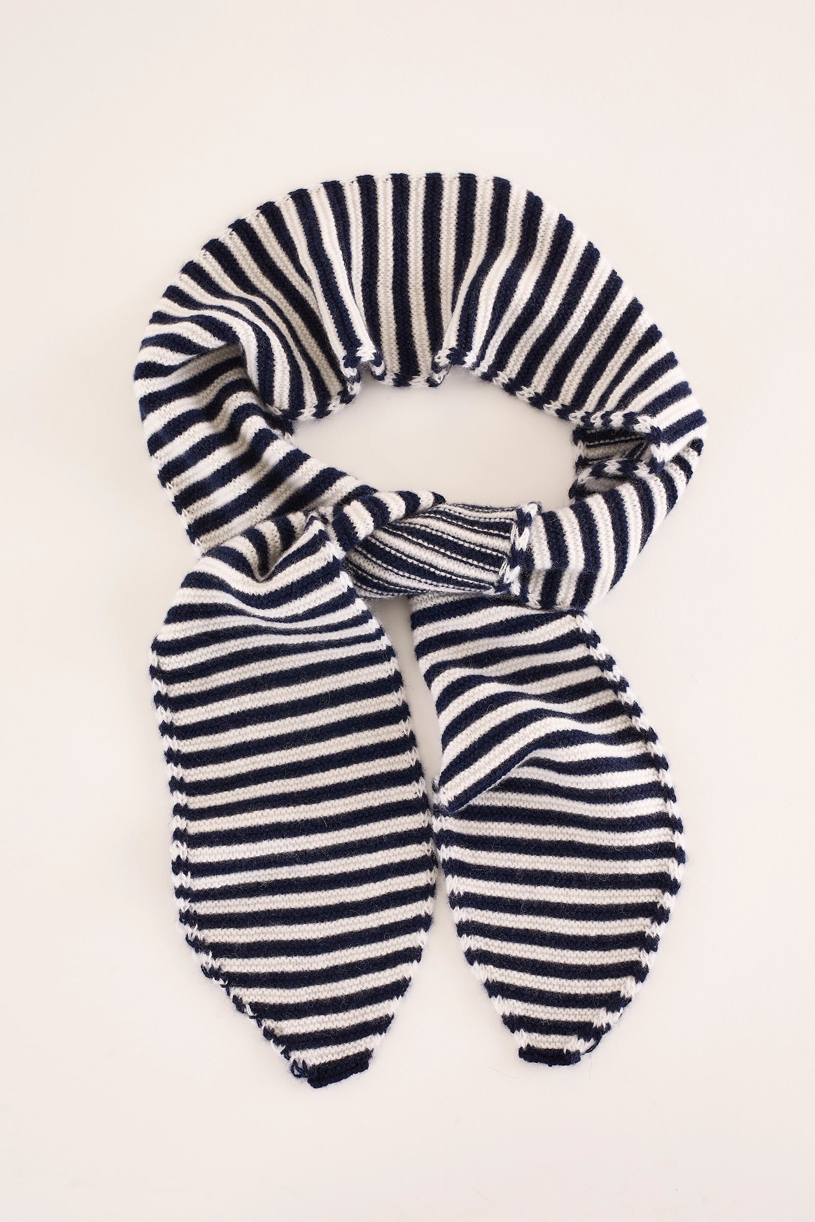 Sciarpa in cashmere a righe